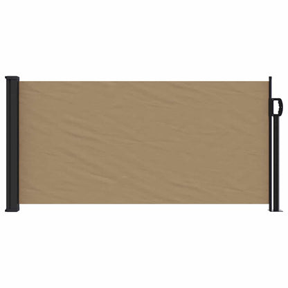 vidaXL Store latéral rétractable Taupe 100x500 cm
