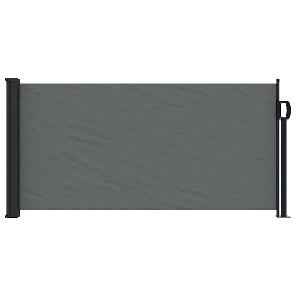 vidaXL Ausziehbare Seitenmarkise Anthrazit 100x500 cm