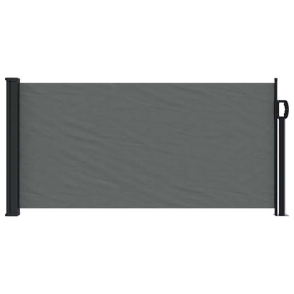 vidaXL Ausziehbare Seitenmarkise Anthrazit 100x500 cm