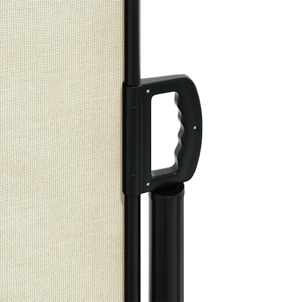 vidaXL Seitenmarkise Ausziehbar Creme 120x500 cm