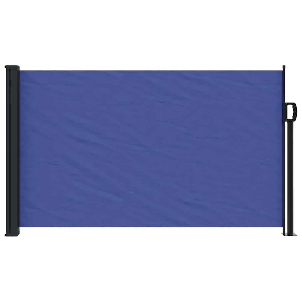 vidaXL Seitenmarkise Ausziehbar Blau 120x500 cm