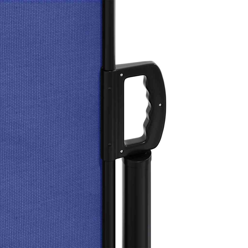 vidaXL Seitenmarkise Ausziehbar Blau 120x500 cm