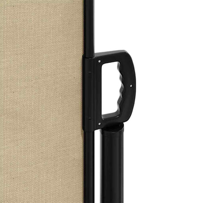 vidaXL Seitenmarkise Ausziehbar Beige 120x500 cm