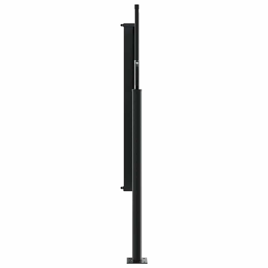 vidaXL Seitenmarkise Ausziehbar Weiß 120x500 cm