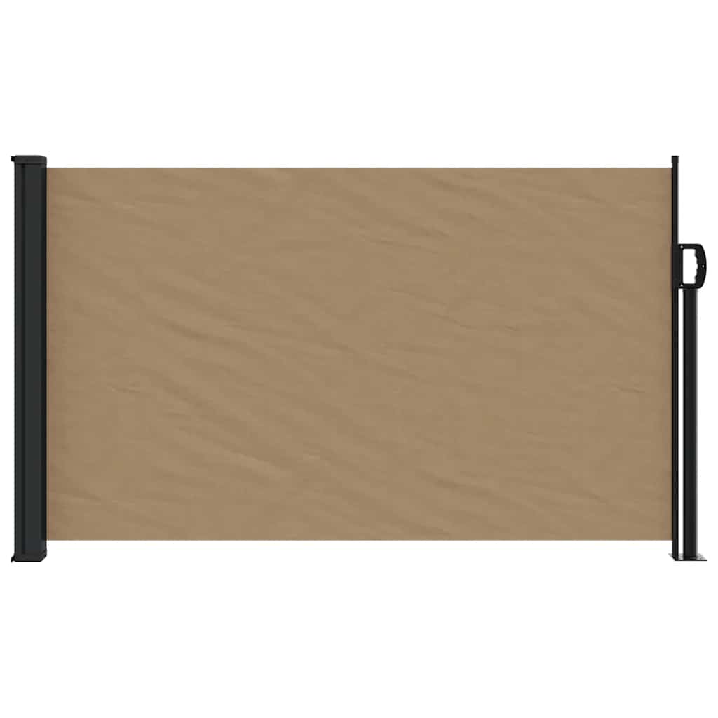 Store latéral rétractable vidaXL Taupe 120x500 cm