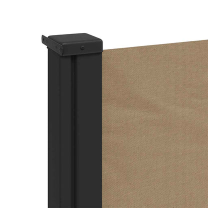 Store latéral rétractable vidaXL Taupe 120x500 cm