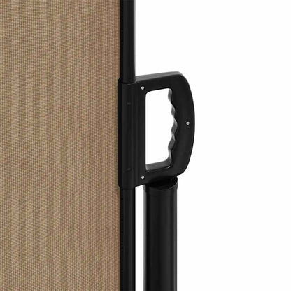 Store latéral rétractable vidaXL Taupe 120x500 cm