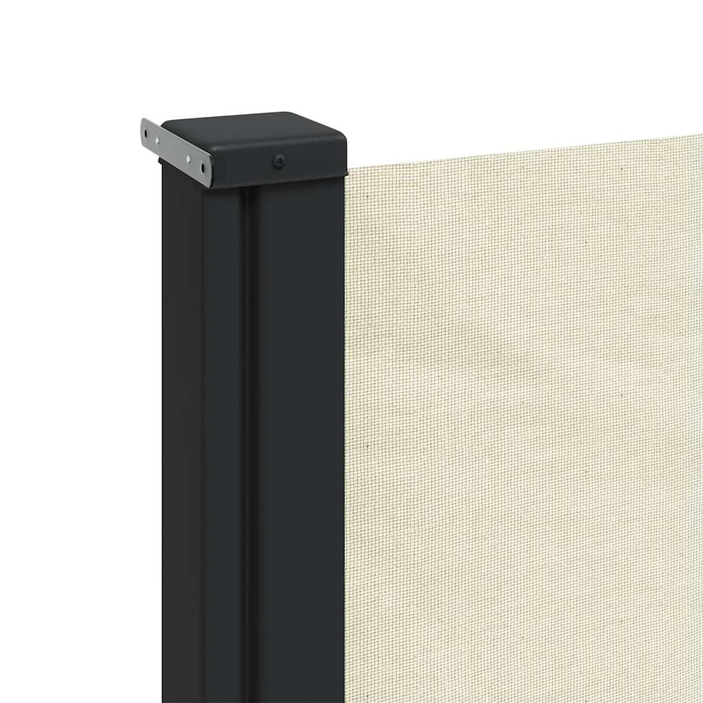 vidaXL Seitenmarkise Ausziehbar Creme 140x500 cm