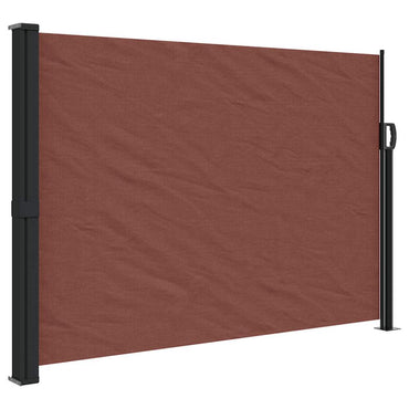 vidaXL Store latéral rétractable Marron 140x500 cm