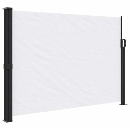 vidaXL Seitenmarkise Ausziehbar Weiß 140x500 cm