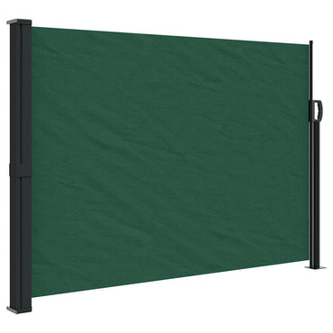 vidaXL Store latéral rétractable vert foncé 140x500 cm