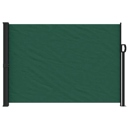 vidaXL Store latéral rétractable vert foncé 140x500 cm