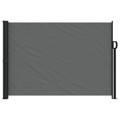 vidaXL Ausziehbare Seitenmarkise Anthrazit 140x500 cm