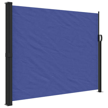 vidaXL Store latéral rétractable bleu 160x500 cm