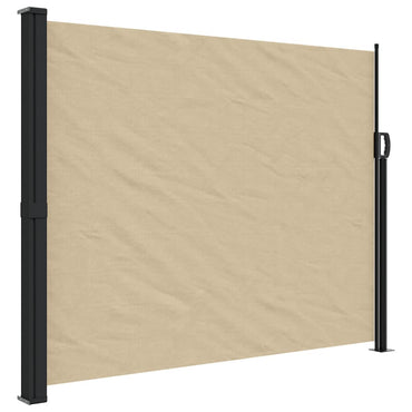 vidaXL Seitenmarkise Ausziehbar Beige 160x500 cm
