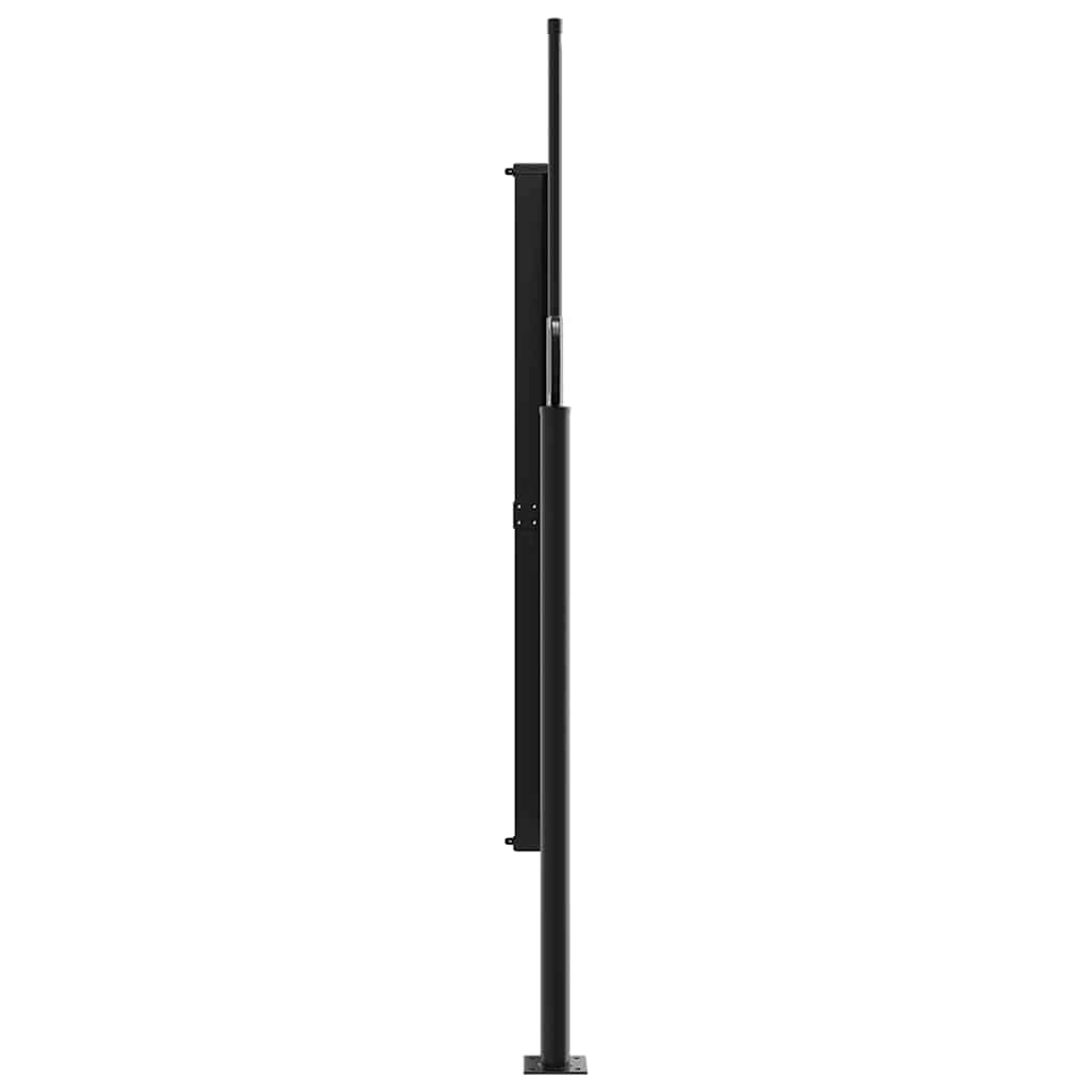 vidaXL Seitenmarkise Ausziehbar Dunkelgrün 160x500 cm