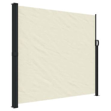 vidaXL Store latéral rétractable Crème 180x500 cm