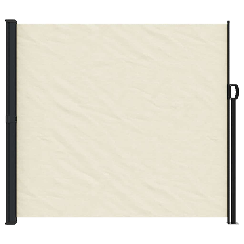 vidaXL Store latéral rétractable Crème 180x500 cm