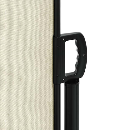 vidaXL Store latéral rétractable Crème 180x500 cm