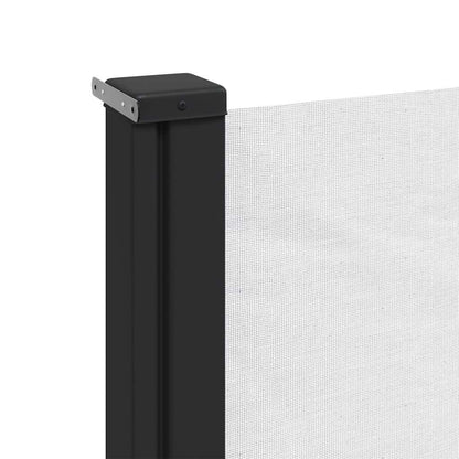 vidaXL Seitenmarkise Ausziehbar Weiß 180x500 cm