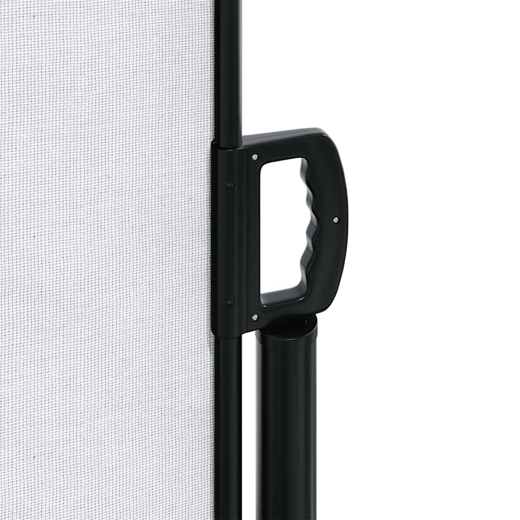 vidaXL Seitenmarkise Ausziehbar Weiß 180x500 cm
