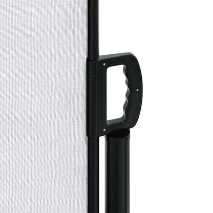 vidaXL Seitenmarkise Ausziehbar Weiß 180x500 cm
