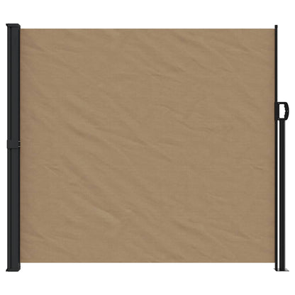 vidaXL Seitenmarkise Ausziehbar Taupe 180x500 cm