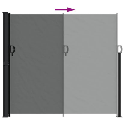 vidaXL Store latéral rétractable anthracite 180x500 cm