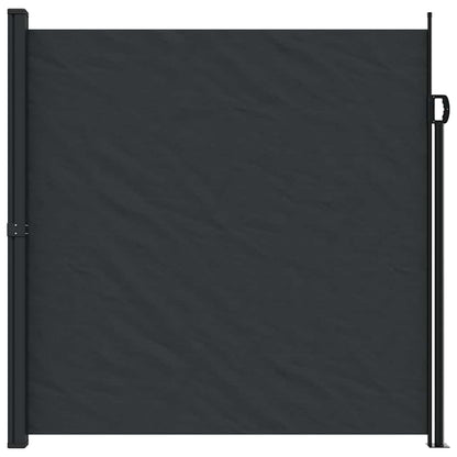 Store latéral rétractable vidaXL noir 200x500 cm