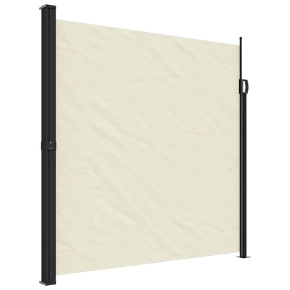 vidaXL Seitenmarkise Ausziehbar Creme 200x500 cm