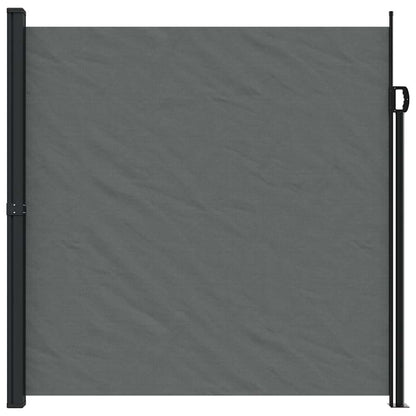 Store latéral escamotable vidaXL anthracite 200x500 cm