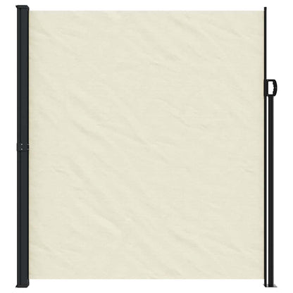 vidaXL Seitenmarkise Ausziehbar Creme 220x500 cm