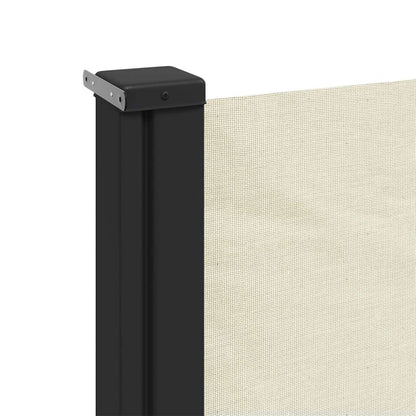 vidaXL Seitenmarkise Ausziehbar Creme 220x500 cm