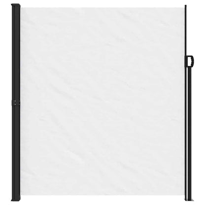 vidaXL Seitenmarkise Ausziehbar Weiß 220x500 cm