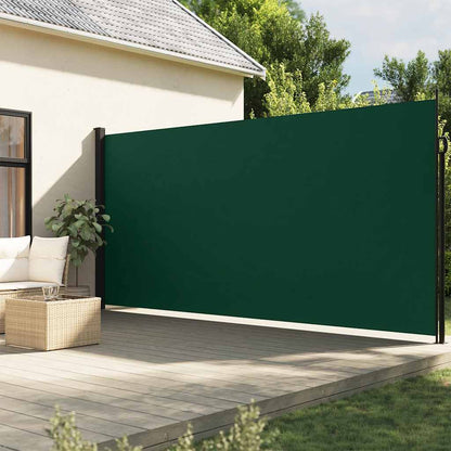 vidaXL Store latéral rétractable vert foncé 220x500 cm