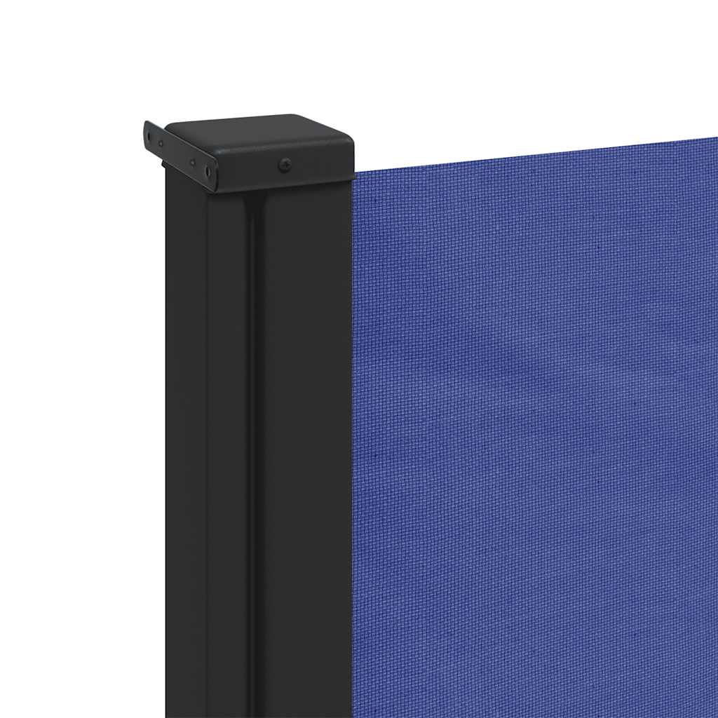 vidaXL Store latéral rétractable bleu 120x600 cm