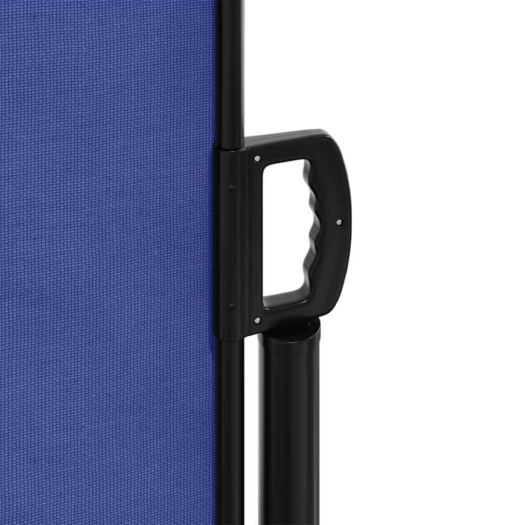 vidaXL Store latéral rétractable bleu 120x600 cm