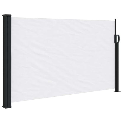 Store latéral rétractable vidaXL blanc 120x600 cm