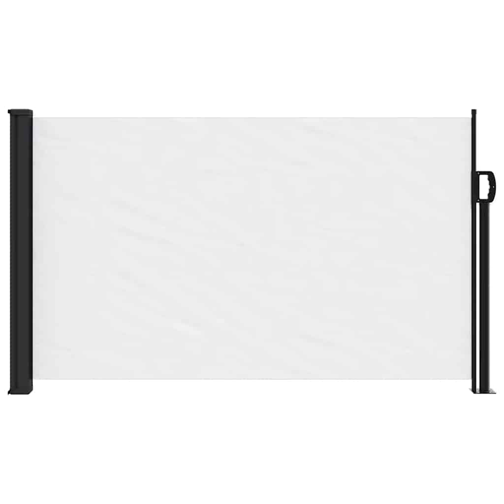 Store latéral rétractable vidaXL blanc 120x600 cm