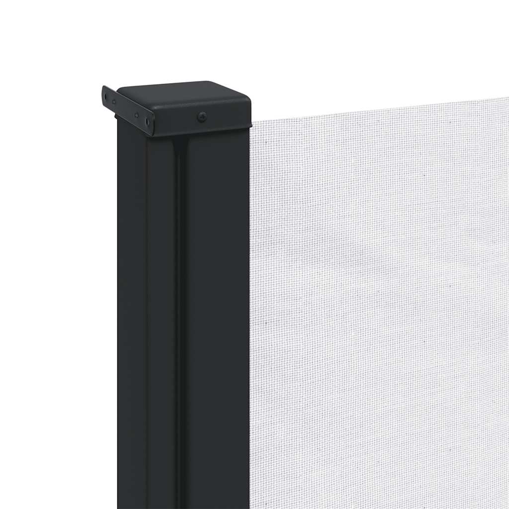 Store latéral rétractable vidaXL blanc 120x600 cm