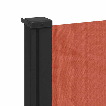 vidaXL Seitenmarkise Ausziehbar Terrakottarot 120x600 cm