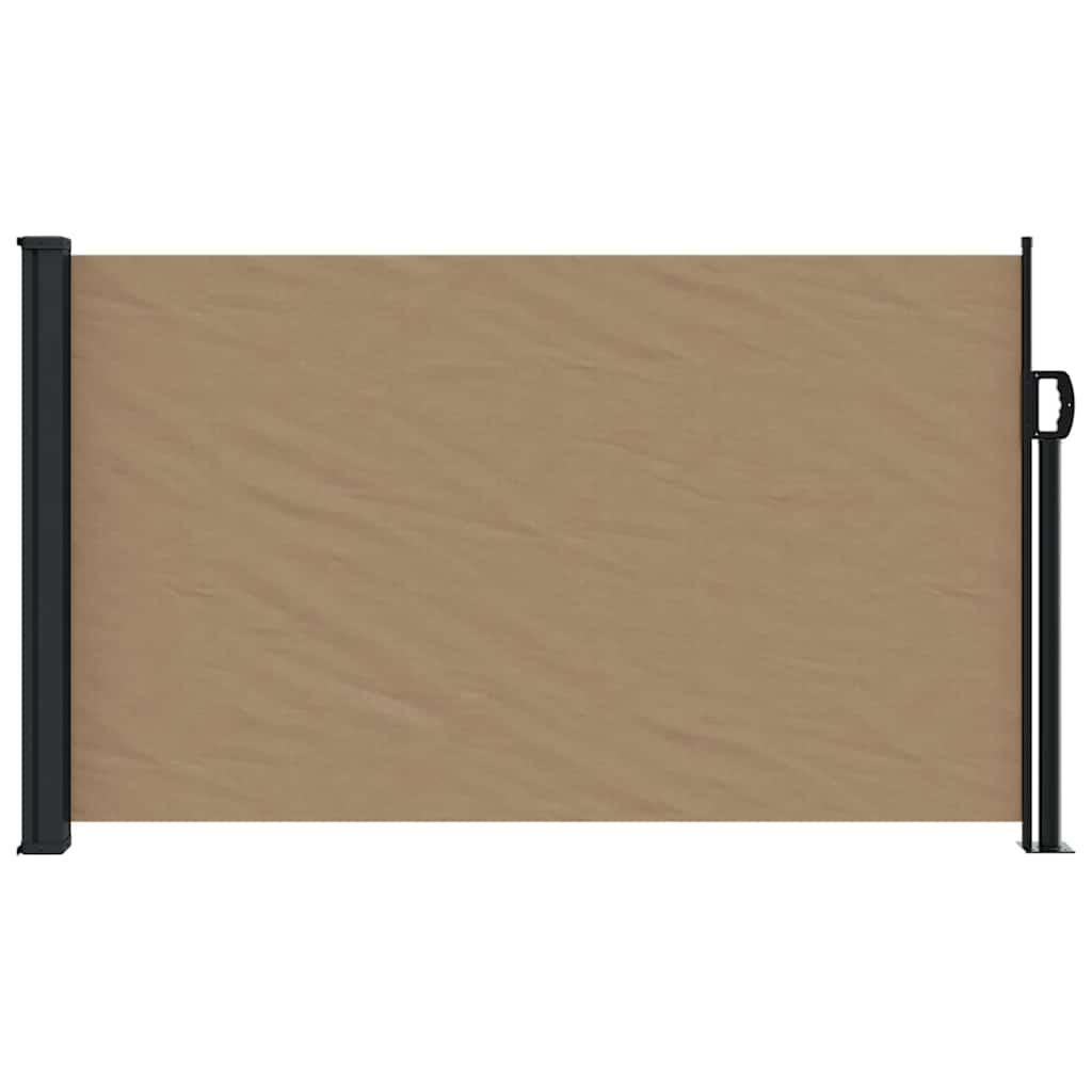 vidaXL Store latéral rétractable taupe 120x600 cm