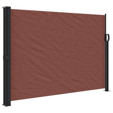 vidaXL Store latéral rétractable Marron 140x600 cm