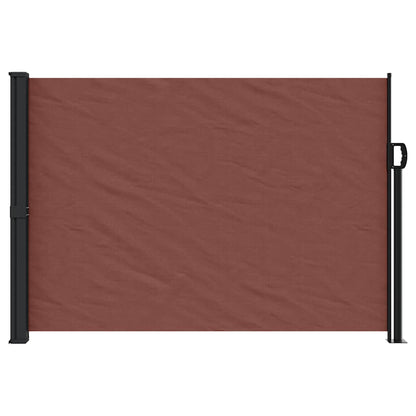 vidaXL Store latéral rétractable Marron 140x600 cm