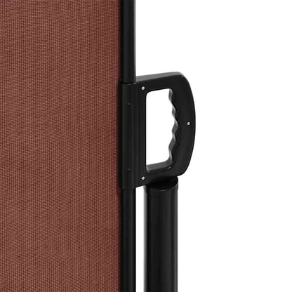vidaXL Store latéral rétractable Marron 140x600 cm