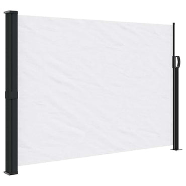 vidaXL Seitenmarkise Ausziehbar Weiß 140x600 cm