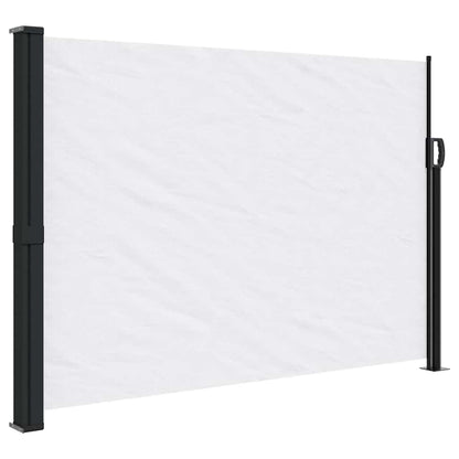 vidaXL Seitenmarkise Ausziehbar Weiß 140x600 cm