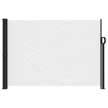 vidaXL Seitenmarkise Ausziehbar Weiß 140x600 cm