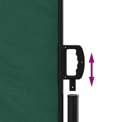 vidaXL Store latéral rétractable vert foncé 140x600 cm