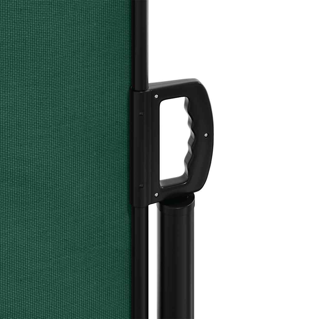 vidaXL Store latéral rétractable vert foncé 140x600 cm